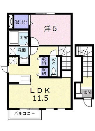 サン　リット　Ｂの物件間取画像